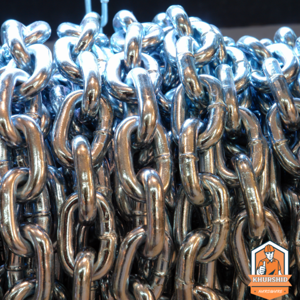 Galvanized Iron (GI) Chains at Khurshid Hardware KPK - High-Quality and Reliable