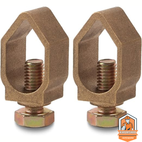 Copper Earth Rod Clamps at Khurshid Hardware KPK - High-Quality and Reliable