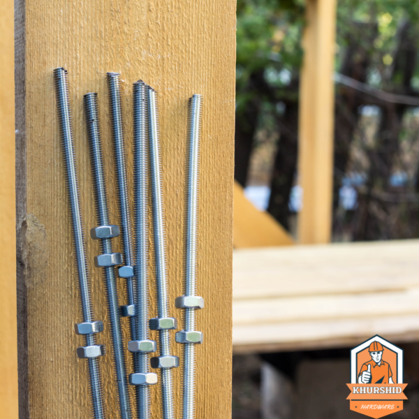 Threaded Rod Stud Bolt at Khurshid Hardware KPK - High-Quality and Reliable