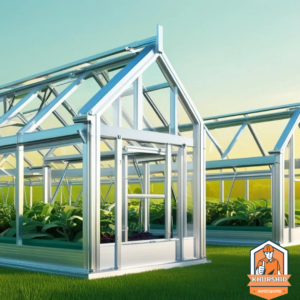 Aluminum made greenhouses available at Khurshid Hardware in Peshawar and Chitral, KPK.